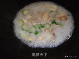 丝瓜蛋汤的做法步骤：6