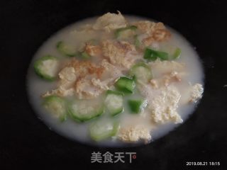 丝瓜蛋汤的做法步骤：7