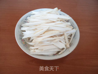 芫爆杏鲍菇的做法步骤：2