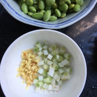 肉末烧毛豆的做法步骤：3