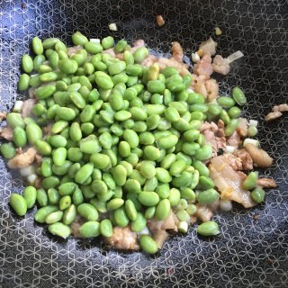肉末烧毛豆的做法步骤：5