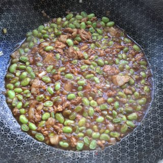 肉末烧毛豆的做法步骤：8