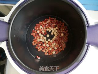 花豆莲子米饭的做法步骤：3