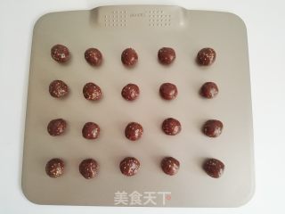 可可芝麻小饼干的做法步骤：8