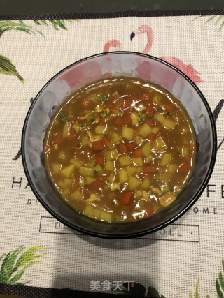 咖喱三蔬鸡丁的做法步骤：6