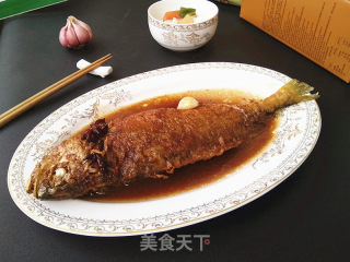 家熬黄花鱼的做法步骤：9