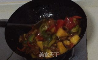 菠萝咕咾肉/咕噜肉，小美的美食的做法步骤：8