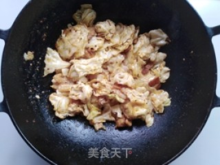 卷心菜炒肉片的做法步骤：7