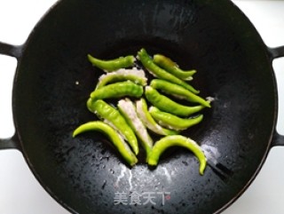 虾滑酿杭椒的做法步骤：4