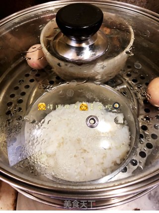 【祥瑞宝宝餐桌】之山药黑芝麻捞饭的做法步骤：6