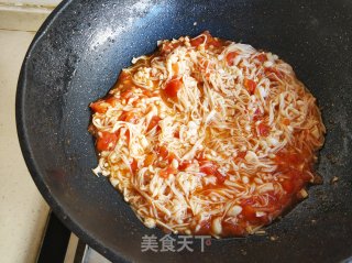 茄汁金针菇的做法步骤：8
