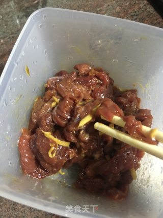 榨菜蒸牛肉的做法步骤：4