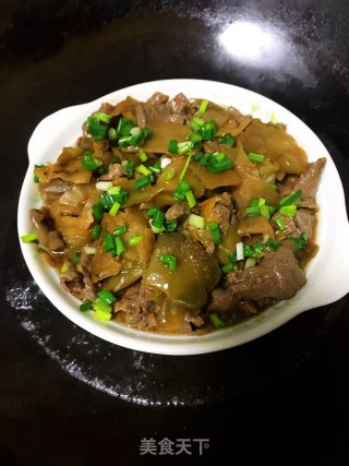 榨菜蒸牛肉的做法步骤：8