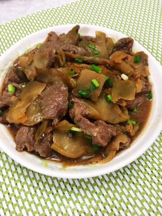 榨菜蒸牛肉的做法步骤：9