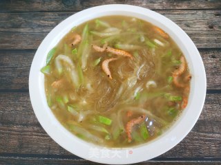 虾皮瓠子粉丝汤的做法步骤：8