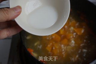 芙蓉南瓜汤的做法步骤：6