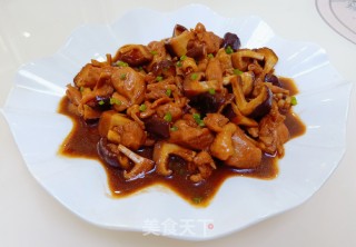 香菇滑鸡的做法步骤：11