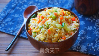 咖喱苦荞米炒饭的做法步骤：7