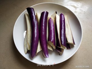 热油浇蒜香茄子的做法步骤：4