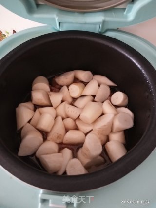 牛腩萝卜煲（电饭煲版）的做法步骤：9