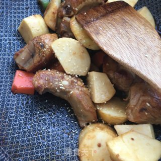 “米饭”排骨芋头焖饭的做法步骤：23