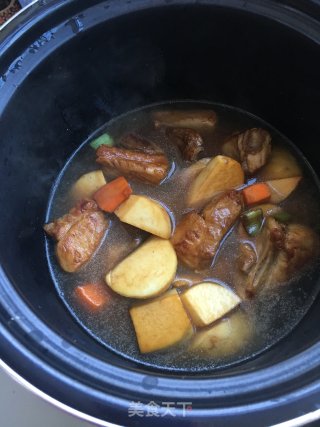 “米饭”排骨芋头焖饭的做法步骤：24