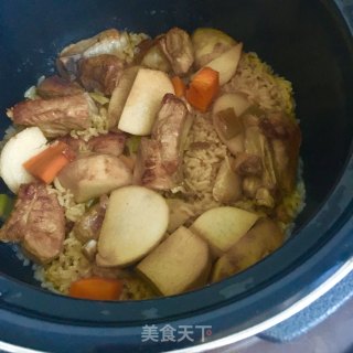 “米饭”排骨芋头焖饭的做法步骤：26