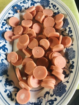 火腿蛋炒饭的做法步骤：2