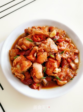 奥尔良酱料焖鸡腿的做法步骤：6