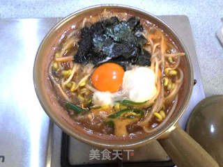 黄豆芽汤饭的做法步骤：13