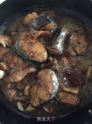 五花肉炖马胶鱼的做法步骤：8