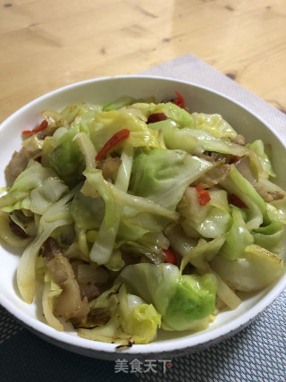 干锅包菜的做法步骤：5