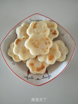 牛奶发面小饼的做法步骤：9