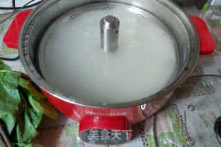 虾滑菠菜汤的做法步骤：5