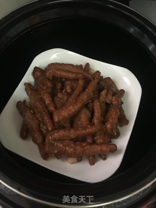 花生蒸凤爪的做法步骤：6
