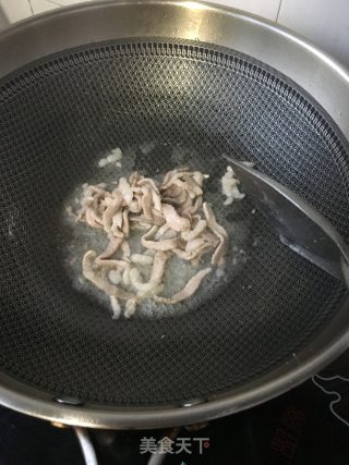肉丝炒梅豆的做法步骤：10