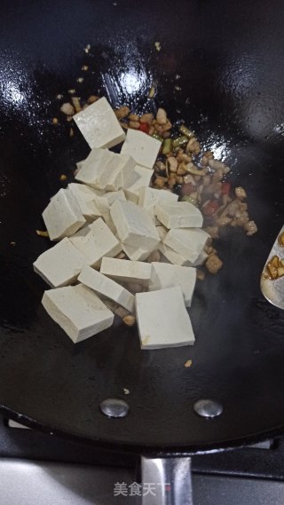肉沫烧豆腐的做法步骤：6