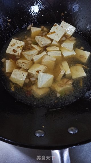 肉沫烧豆腐的做法步骤：7