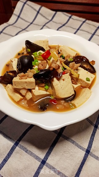 肉沫烧豆腐的做法步骤：11
