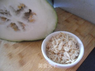 虾皮烧冬瓜的做法步骤：1