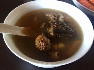 海螺片双菌汤的做法步骤：10