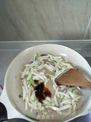 杏鲍菇炒菜心的做法步骤：10
