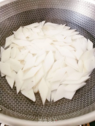 素炒山药片的做法步骤：4