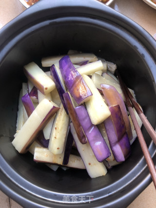 瘦肉茄子煲的做法步骤：7