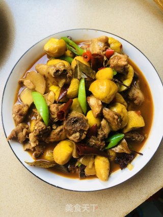 板栗炖鸡的做法步骤：12