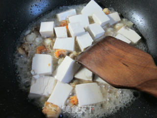 扇贝肉煮豆腐的做法步骤：6