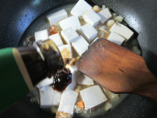 扇贝肉煮豆腐的做法步骤：9