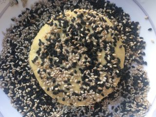 豆沙红薯糯米饼的做法步骤：14