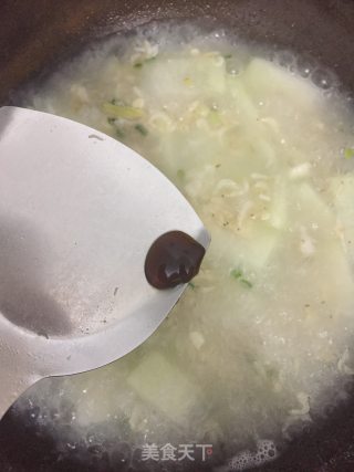 虾皮冬瓜汤的做法步骤：9