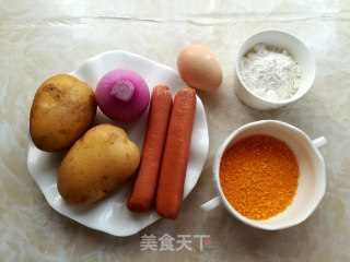 可乐饼（烤箱版，不油炸更健康）的做法步骤：1
